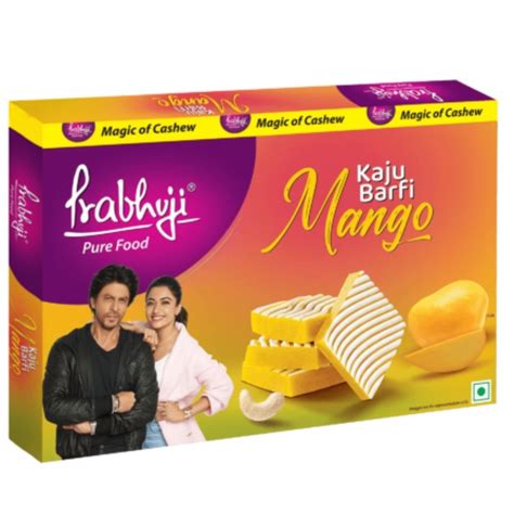 Kaju Barfi Mango 1kg Prabhuji Pure Food – JITCO