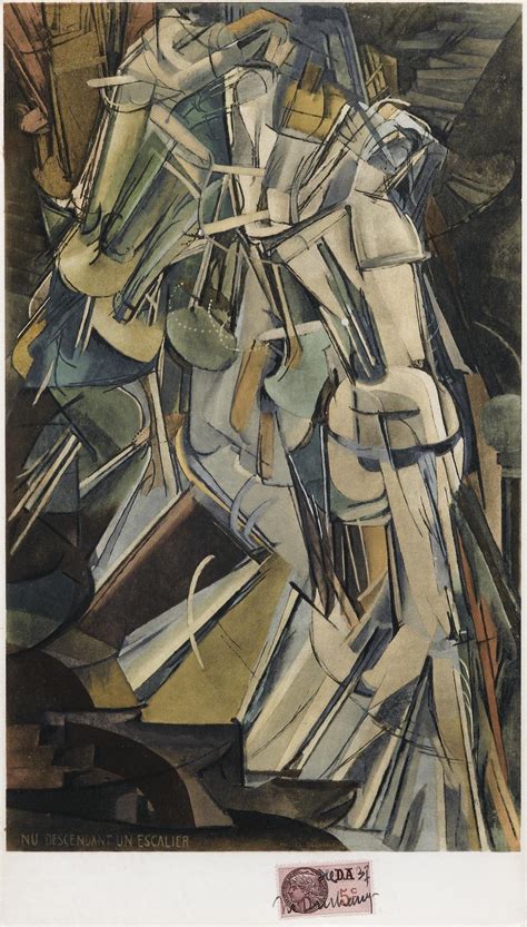 Nude Descending A Staircase, No. 2 by Marcel Duchamp | Art.Salon