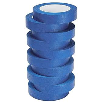 Lichamp 10-Piece Blue Painters Tape 1 inch, Blue Masking Tape Bulk ...