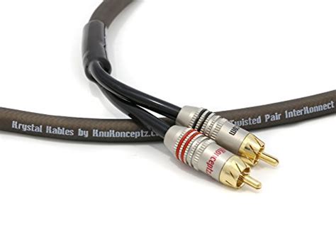 Buy Krystal Kable 2 Channel 1M Twisted Pair RCA Cable 3ft Online in ...