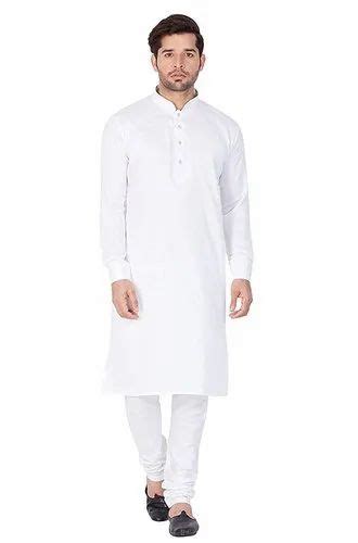 Men Pure Cotton Kurta Pajama Set - 42 Inch Men Pure Cotton Kurta Pajama ...