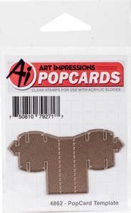 ART IMPRESSIONS Popcard Template - Popcard Template . shop for ART ...