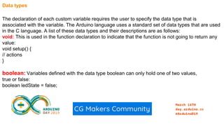 Image result for Arduino Variable Declaration