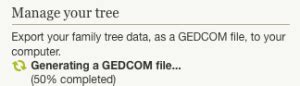 Image result for Create GEDCOM File From Ancestry