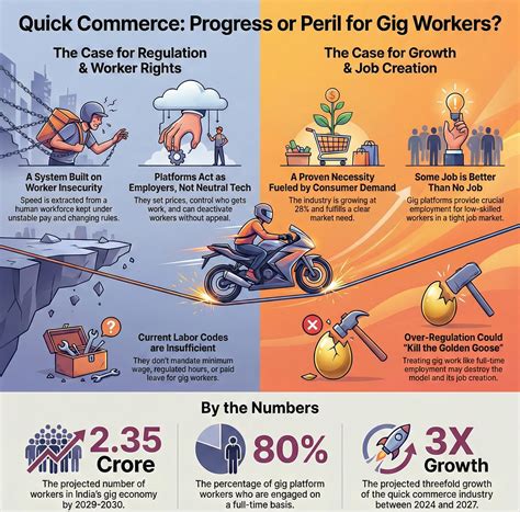 Quick Commerce & Gig Economy in India : UPSC Current Affairs