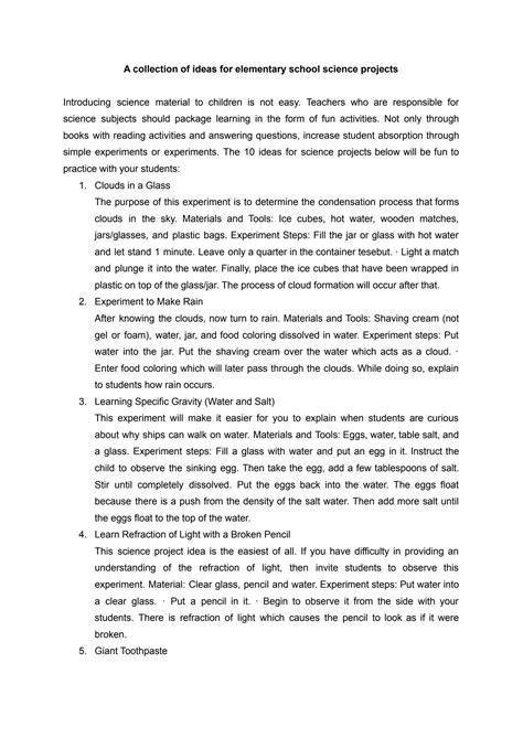 Elementary School Science Projects 的图像结果