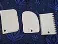 Buy Grizzly 3pcs/Set Plastic Dough Bench Scraper Cake Cutter, Chopper ...
