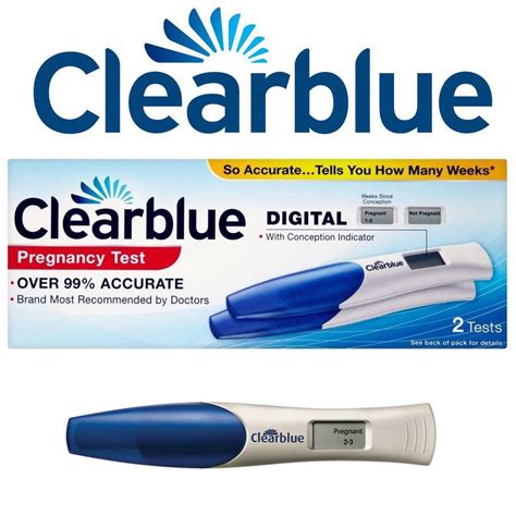 Clearblue Digital Pregnancy Test with Weeks Indicator - 1 Pregnancy ...