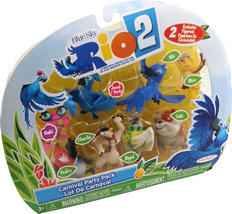 Buy Rio 2 Movie Carnival Party Pack Mini Figures Set 8-pack Online at ...