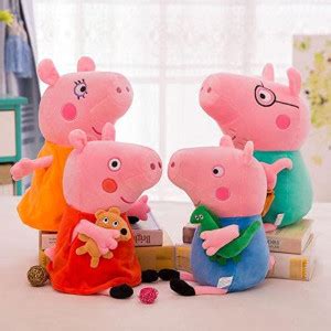 Pepino Superb Peppa Pig Family Toy Set / Action Figure Pig Family Set ...