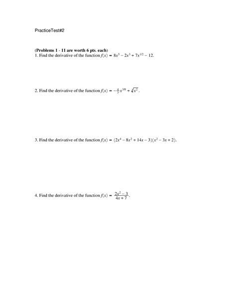 Image result for Calculus Math Test