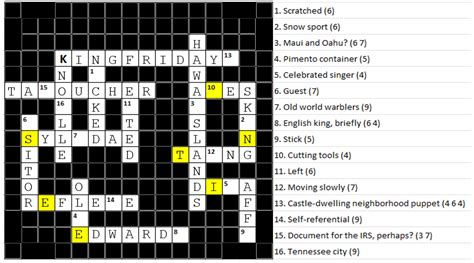 word - Self-Referential Crossword - Puzzling Stack Exchange