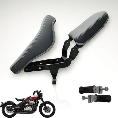 Foldable Seat With Footrest for Jawa Bobber-42 / Jawa Perak | Pillion ...