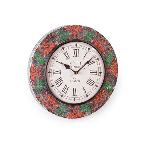 Everdene Multicolour MDF 11" Wall Clock online - Table clock - Fabuliv
