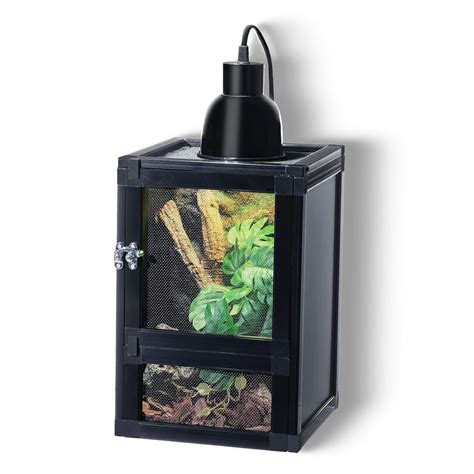 Toxirium 8" x 8" x 12" Small Reptile Cage, Rainforest Habitat with ...