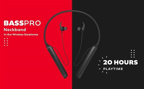 HUBBUB - FEEL IT. LIVE IT. BASSPRO Neckband Bluetooth in Ear Wireless ...