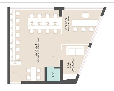 OFFICE LAYOUT FOR 500 SQ. FT. • Designs CAD
