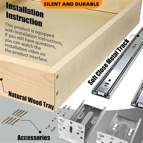 Mobirex Pull Out Drawers for Cabinet,Wood Slide Out Cabinet India | Ubuy