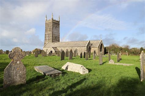 St. Eval Church near Newquay in Cornwall - Out and About