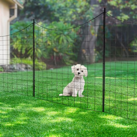 Pure Garden Garden Fence - 39" Tall No Dig Dog Fence or Animal Barrier ...