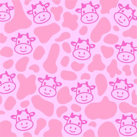 Pink Cow Print Wallpaper by Thecrimelord