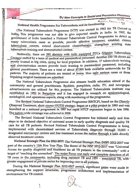 154 PV Final Exam: New Concepts in Social & Preventive Pharmacy on TB ...