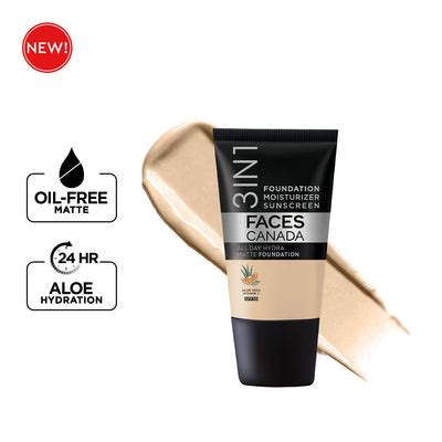 Mini Matte Foundation | Faces Canada 3-in-1 Matte Foundation