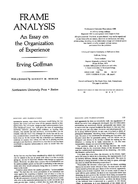 Image result for Frame analysis Erving Goffman