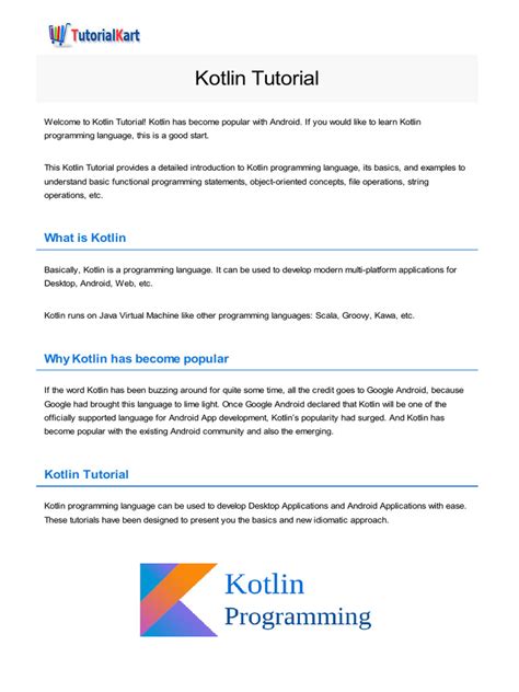 Image result for Kotlin Tutorial