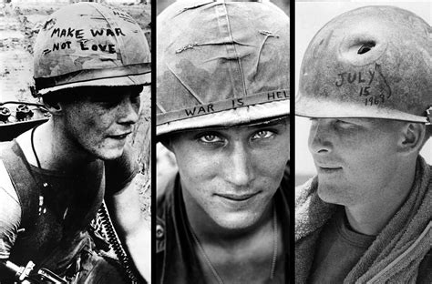 "helmet graffiti from the Vietnam War" - Rare Historical Photos