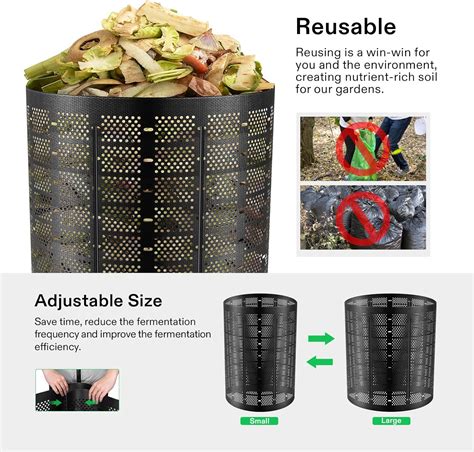 VIVOSUN 220 Gallon Outdoor Compost Bin - Easy Setup, India | Ubuy