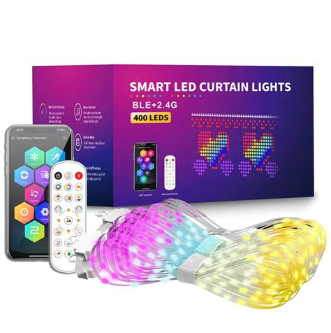 Smart LED Curtain String Lights