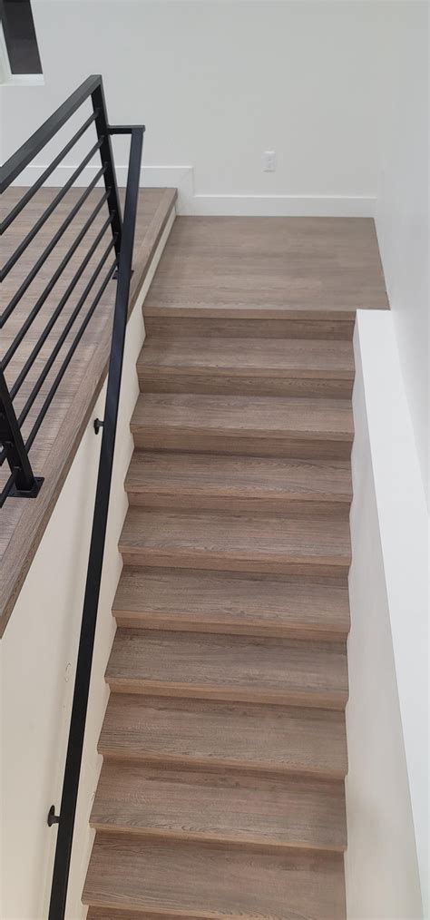 Flush Stair Nosing & Treads - Made From Laminate Plank, Hybrid ...