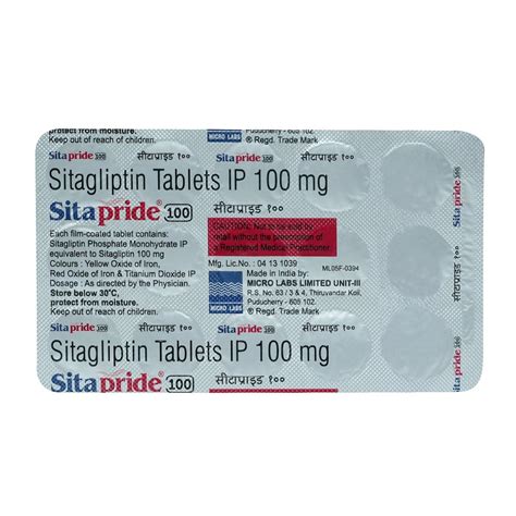Sitapride 100 - Strip of 15 Tablets : Amazon.in: Fashion