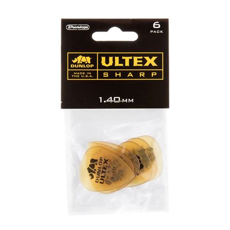 Buy Dunlop Ultex Sharp Picks - Set of 6 Online | Bajaao