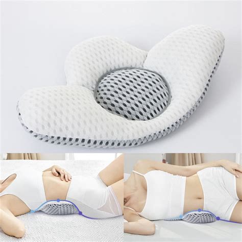 Lumbar Support Pillow, Back Support Pillow For Side & Back Sleepers ...