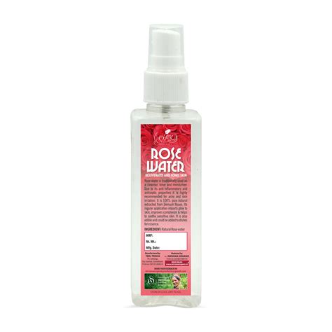 Rose Water made from real Damask Roses (100ml) | Nirvana Organic India