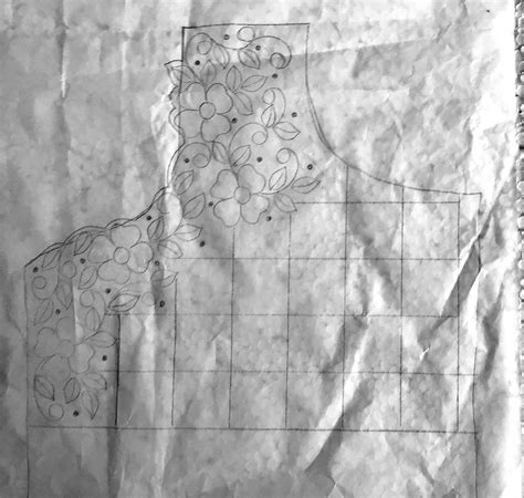 Grand pattu pavadai designes with tracing paper