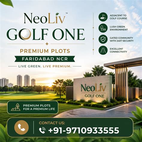 Neoliv Golf One, Plots in Faridabad, Price