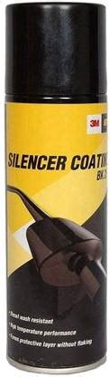 3M Silencer Coating Spray for Bikes, Prevent Rust and Leak (160g, Black ...