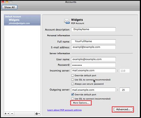 MS Outlook setup on Mac OS - Diadem Technologies : Support Knowledgebase