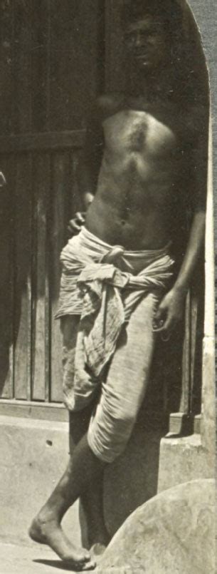 Poor Cripple Beggar's Ox Cart and Men Standing behind - Calcutta ...