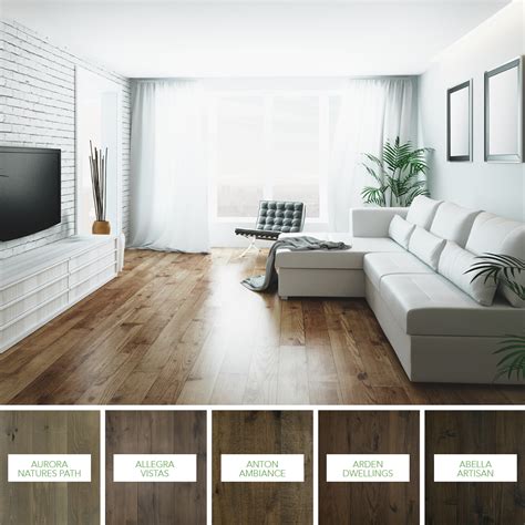 Brown Wood Floors | Engineered Brown Hardwood Flooring by LIFECORE ...