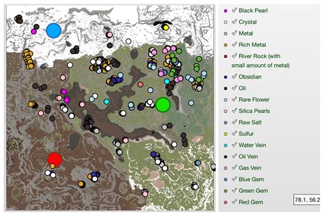 Crystal Ark Resource Map at Milla Slessor blog