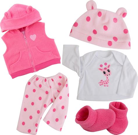 Reborn Baby Doll Accessories 17" -22" Reborn Baby Dolls Clothes Set ...