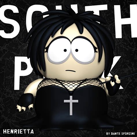 Fichier STL GOTH KIDS - HENRIETTA - SOUTH PARK 3D PRINT FIGURINE・Plan ...