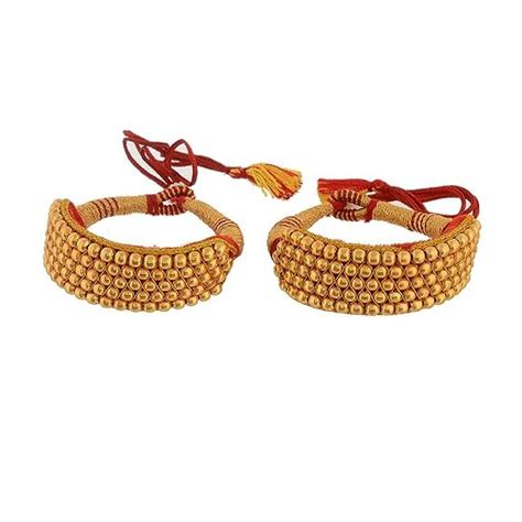 Buy Bhumi Creation Women's Traditional Gold Plated Royal Rajasthani ...