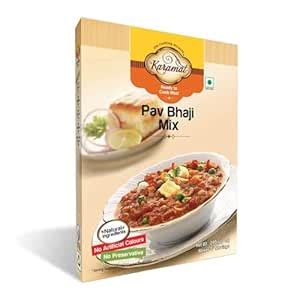 Karamat - Ready To Cook, Pav Bhaji Mix Pack of 1 (200gm, Veg., Upto 4 ...