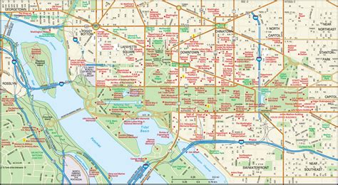 Washington DC Map 的图像结果
