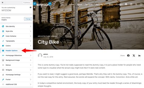 Wordpress.com Edit Header 的图像结果